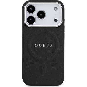 GUESS Гръб Guess PU Saffiano MagSafe Case за iPhone 17 Pro Max - Черен