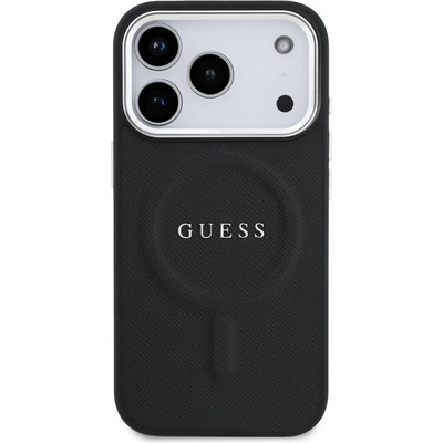 GUESS Гръб Guess PU Saffiano MagSafe Case за iPhone 17 Pro Max - Черен