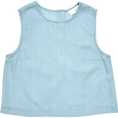 Mazine Дамски потник с широка презрамка Mazine Women's Denim Top Tank top - Light Blue Wash - размер XXL (916-3587-0116)