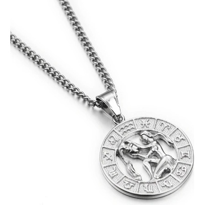 Steel Edge Přívěsek se znamením zvěrokruhu WJHP3093 Vodnář