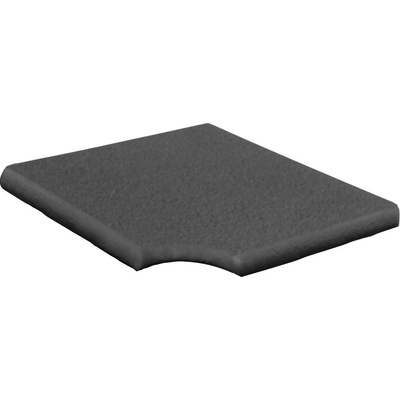 DITON Bazénový lem UNIVERSAL Velikost: 50 × 50 × 4, Varianta: Bazénový lem - rohový vnitřní Universal antracit, Povrch: natur, reliéfní