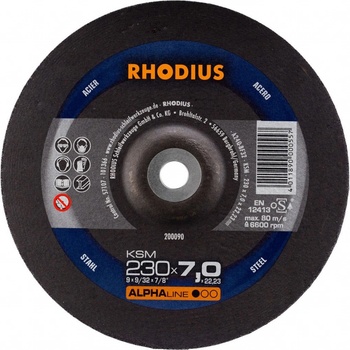 Rhodius Brusný kotouč 230 x 7,0 x 22,23 mm 200090
