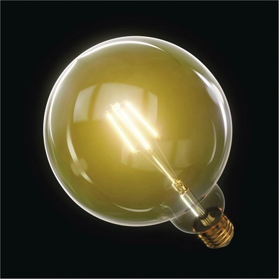 Emos LED žiarovka VINTAGE G125 4W E27 teplá biela