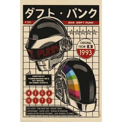 Plagát, Obraz - Duo Daft Punk, 61.5 × 91 cm