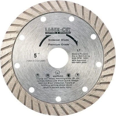 Laser Cut Kotouč diamantový řezný 125 x 22,2 x 12 mm L00117