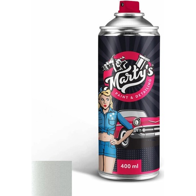Marty's Autolak ve spreji Tesla PPSW WHITE WATER PEARL 2ks/bal 400ml