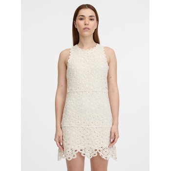 orsay Кремава дамска рокля до коляното ORSAY Orsay | Byal | ЖЕНИ | S