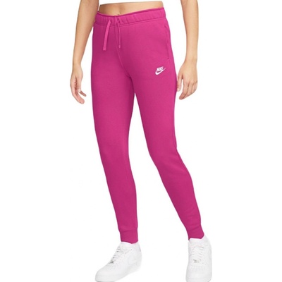 Nike sportswear club fleece pant fireberry white