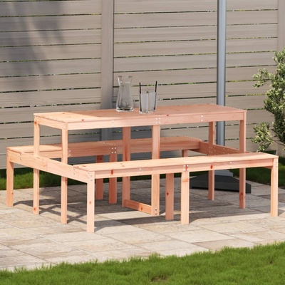vidaXL Маса за пикник 160x134x75 см дугласко дърво масив (832565)