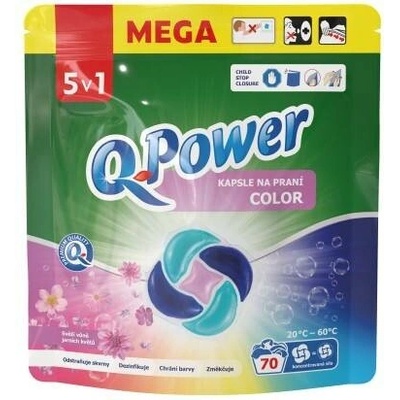 Q-Power prací kapsle Color 5v1 70 PD