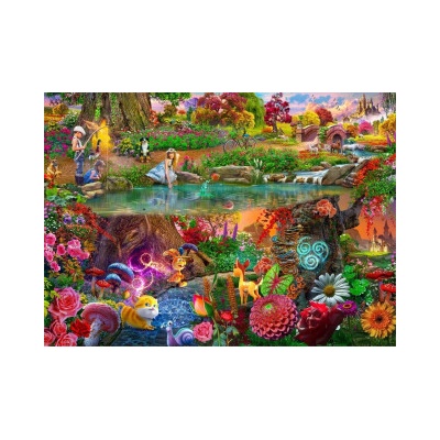 Brain Tree Dream Paradise 1000 Pieces Jigsaw for Adults With Droplet Technology for Anti Glare & Soft Touch