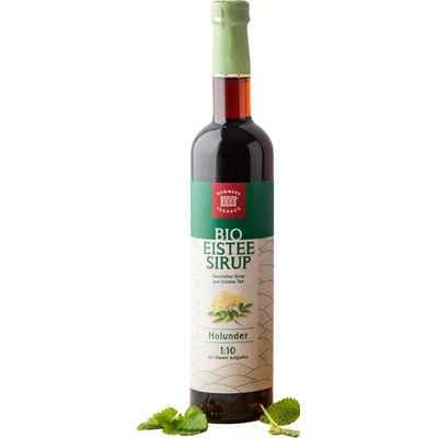 Demmers Teehaus BIO sirup zelený čaj bezinka 500 ml