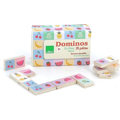 Vilac Dřevěné domino Ovoce a zelenina Sarah Betz