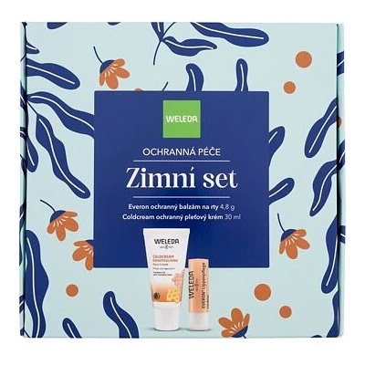 Weleda Winter Set : krém Coldcream 30 ml + balzám na rty Everon Lip Balm 4,9 g pro ženy