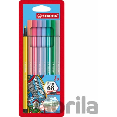 Stabilo Pen 68 8 ks pastel sada