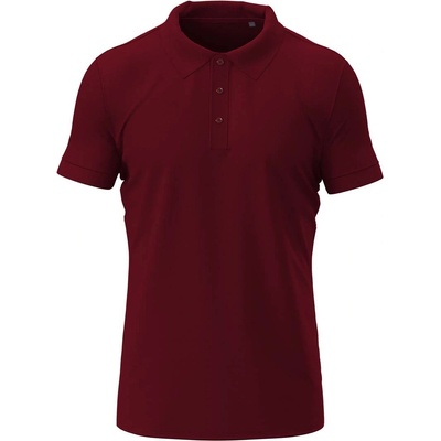 Stedman stretch polo st9640 / Мъжка еластична поло тениска - бордо l (st9640bodl)