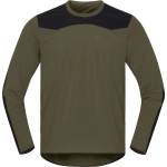 Norrøna Мъжка фланелка с дълъг ръкав за колоездене Norrøna Skibotn Equaliser Tech Long Sleeve Cycling jersey - Olive Night (056-3182-0213)