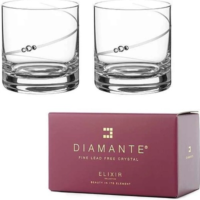 Diamante Silhouette sklenice na whisky 2 x 310 ml
