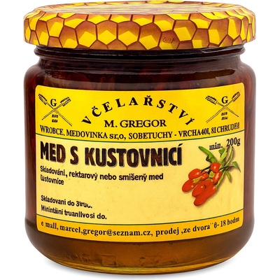 Včelařství Gregor Med s kustovnicí goji 220 g