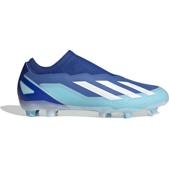 Adidas Футболни бутонки Adidas X Crazyfast League Laceless Firm Ground Football Boots - Blue/White