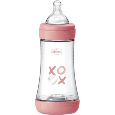 Chicco Бебешко шише Chicco Perfect 5 - За момичета, 240 ml, асортимент (N0260)