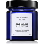 Vila Hermanos Apothecary Cobalt Blue Blue Jasmine & Osmanthus ароматна свещ 150 гр