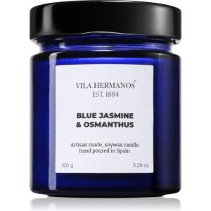Vila Hermanos Apothecary Cobalt Blue Blue Jasmine & Osmanthus ароматна свещ 150 гр