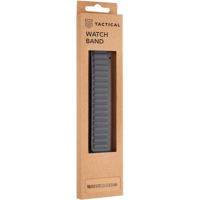 Tactical Кожена каишка от естествена кожа за Apple Watch 38мм, 40мм, 41мм - Tactical 725 Leather Loop Band (сив) (57983101934)