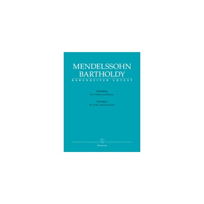 Sonaty pre husle a klavír Felix Mendelssohn Bartholdy