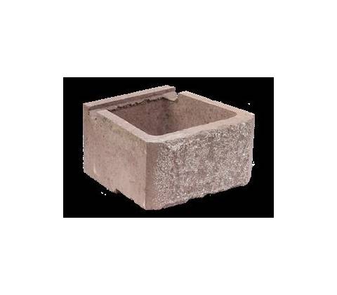 CUP STONE velký RUSTIK Hnědý