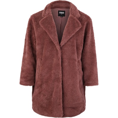 Urban Classics Преходно палто 'Sherpa' червено, размер XL