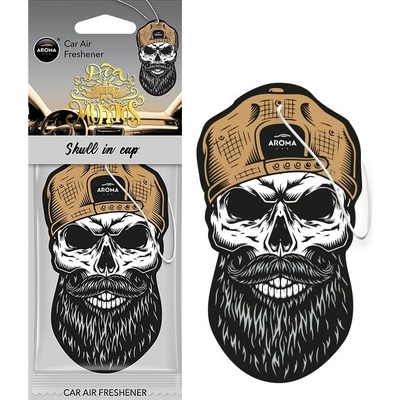 Aroma Car závesný osviežovač vzduchu Dia De Los Muertos Skull in A