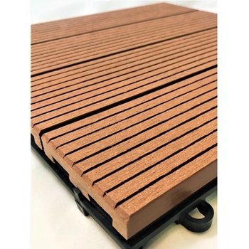 ДЕКИНГ ПЛОЧКА WPC GARDEN 30x30см ТИКОВО ДЪРВО (FR-DT08138/42)