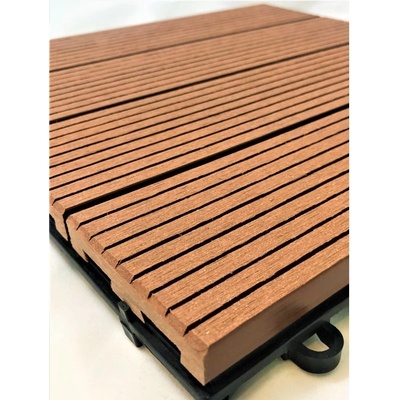 ДЕКИНГ ПЛОЧКА WPC GARDEN 30x30см ТИКОВО ДЪРВО (FR-DT08138/42)