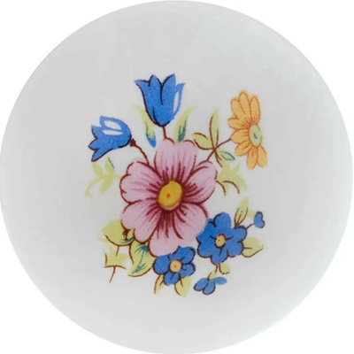 Walteco Set nábytkových knopek Kytice průměr 35 mm porcelán bílý 4 ks – Hledejceny.cz