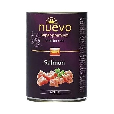 nuevo Adult Salmon - консерва за котки със сьомга 400 г