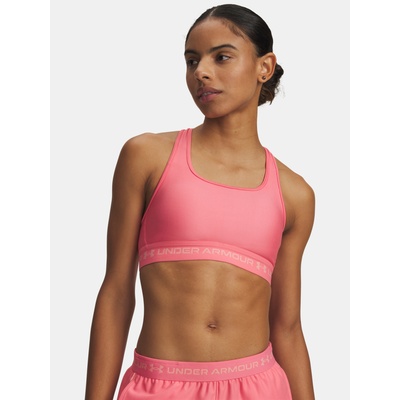 Дамски сутиен Under Armour Crossback Mid Bra-PNK Under Armour | Rozov | ЖЕНИ | XS