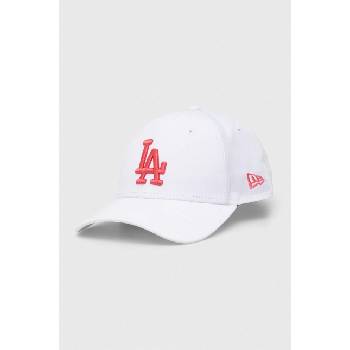 New Era Шапка с козирка New Era в бяло с апликация LOS ANGELES DODGERS (60435242)