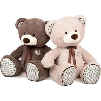 Плюшено мече с панделка 2 цвята