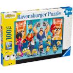 Ravensburger Пъзел Ravensburger от 100 XXL части - Гру и Миньоните (12915) - baby