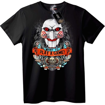 NOONEBRAND Тениска Jigsaw Маска: Играй Играта - XS, White