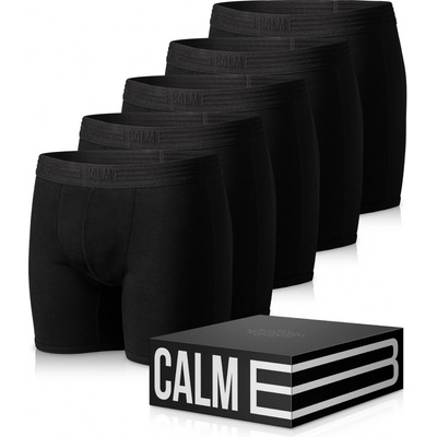 Calm B Daily Boxer Briefs Black Serenity 5pack – Zboží Dáma