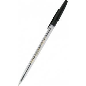 Centrum Химикалка Centrum Pioneer, черен цвят на писане, 0.5 mm, прозрачна, цената е за 1бр. (продава се в опаковка от 50 бр. ) (OK100268)