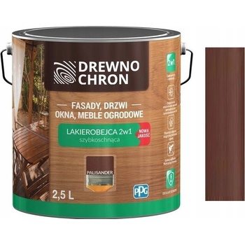 Drewnochron 2v1 Lakierobejca 2,5 l hnedý satén