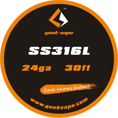 GeekVape SS316L 24ga 0,5mm 10m
