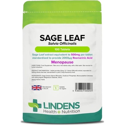 LINDENS Health + Nutrition Šalvěj 500 mg 100 tablet