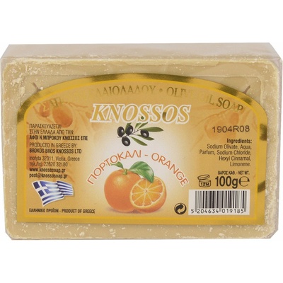 Knossos olivové tuhé mydlo pomeranč 100 g