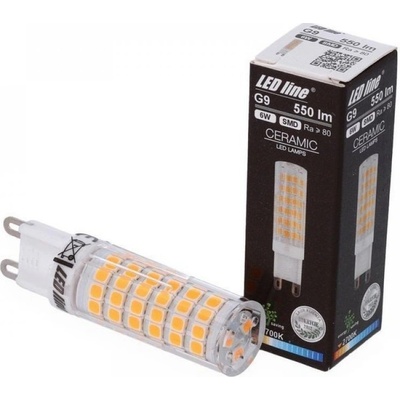 LED line LED žiarovka G9 6W, 550lm, 220-240V [245947, 245954] Teplá biela