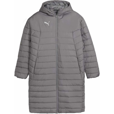 Puma Bench pánska zimná bunda TEAMFINAL JACKET sivá biela