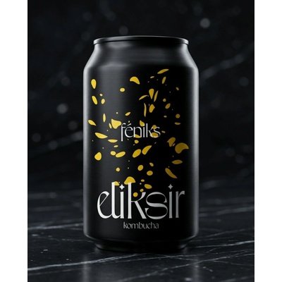 Herbarium Projekt FÉNIKS kombucha z citróna a medovky eliksir 320ml